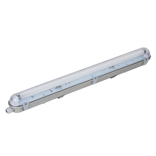 EMPTY IP65 LUMINAIRE FOR 2X1200MM T8 G13 LAMPS 2-SIDES