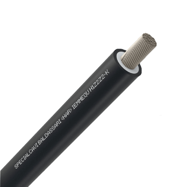 SOLAR CABLE H1Z2Z2-K 0.6/1KV 1X6.00MM2 BLACK-1 μέτρο - ledmania.gr