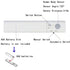 LED SMD STRIP KIT 1M IP65 4000K WITH SENSOR & BATTERY BOX(4xAAA)