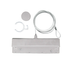 KIT ΚΡΕΜΑΣΗΣ ΓΙΑ COSMO20*W, COSMO40*W (ΛΕΥΚΟΣ ΜΑΤ ΜΑΓΝΗΤΙΚΟΣ ΑΝΤΑΠΤΟΡΑΣ+2M AΤΣΑΛΙΝΗ NTIZA ME ΚΛΙΠ) - ledmania.gr