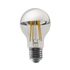 LED FILAMENT E27 DIM A60 SILVER 8W 2700K 230V AC 900LM RA80