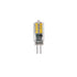 LED SMD G4 PLASTIC 2W 4.000K 190Lm 360° 12V AC/DC Ra80 30.000Hrs CLEAR