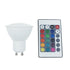 LED SMD GU10 230V 5W IR RGB+3000K 75° 400Lm Ra80