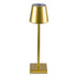 GloboStar® NEGA 60475 Μοντέρνο Επιτραπέζιο Φωτιστικό Πορτατίφ LED 2.2W 154lm 360° DC 5V Επαναφορτιζόμενο με Μπαταρία Li-ion 4000mAh - Διακόπτη Αφής - Θερμό Λευκό 4500K - Dimmable - D10 x H39cm - Χρυσό - ledmania.gr