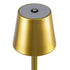 GloboStar® NEGA 60475 Μοντέρνο Επιτραπέζιο Φωτιστικό Πορτατίφ LED 2.2W 154lm 360° DC 5V Επαναφορτιζόμενο με Μπαταρία Li-ion 4000mAh - Διακόπτη Αφής - Θερμό Λευκό 4500K - Dimmable - D10 x H39cm - Χρυσό - ledmania.gr
