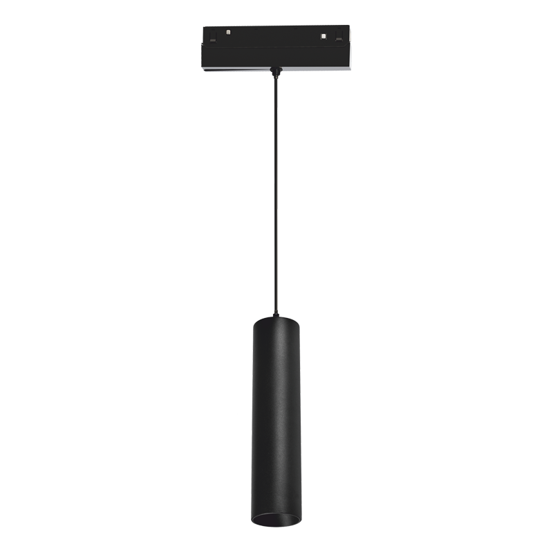 ΜΑΥΡΟ ΜΑΤ ΜΑΓΝΗΤΙΚΟ ΚΡΕΜΑΣΤΟ ΦΩΤΙΣΤΙΚΟ 48V DC 9W 4000K 1030LM 36° OSRAM RA90 Φ50*220MM - ledmania.gr