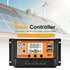 MPPT/PWM-30A 12/24v Ρυθμιστής Φόρτισης ηλιακού πάνελ Αυτόματη οθόνη LCD Solar Charge Controller  διπλής θύρας USB-1τεμ. - ledmania.gr