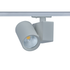 GREY LED TRACK LUMINAIRE 20W 3000K 1-PHASE 34° 2000LM 230V AC Ra80 - ledmania.gr