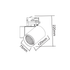 GREY LED TRACK LUMINAIRE 20W 4000K 3-PHASE 34° 2100LM 230V AC Ra80 - ledmania.gr