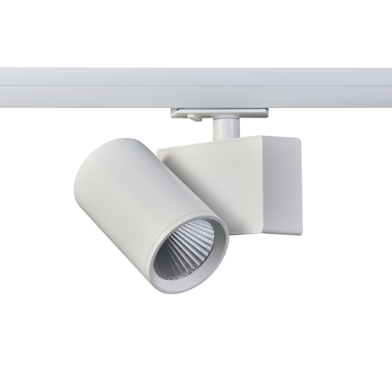WHITE LED TRACK LUMINAIRE 20W 4000K 1-PHASE 38° 2100LM 230V AC Ra80 - ledmania.gr