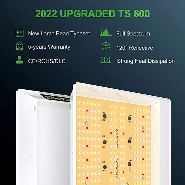 MarsHydro LED Grow Lights TS600 100 Watt High Par Led Grow Light για φύτευση εσωτερικού χώρου