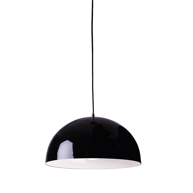 ΚΡΕΜΑΣΤΟ Φ/Σ 1XE27 ΜΕΤΑΛΛΙΚΟ ΜΑΥΡΟ Φ40cm MELINA - ledmania.gr