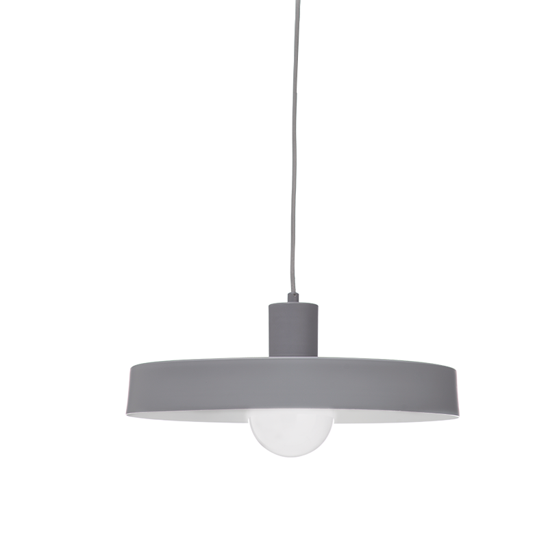 ΚΡΕΜΑΣΤΟ Φ/Σ 1ΧΕ27 ΜΕΤΑΛΛΙΚΟ ΓΚΡΙ Φ36ΧΗ120CM DOMENICA - ledmania.gr