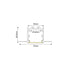 WINT ALUMINUM PROFILE P235 WITH OPAL PC DIFFUSER 2m/pc-(Τιμή Μέτρου) - ledmania.gr