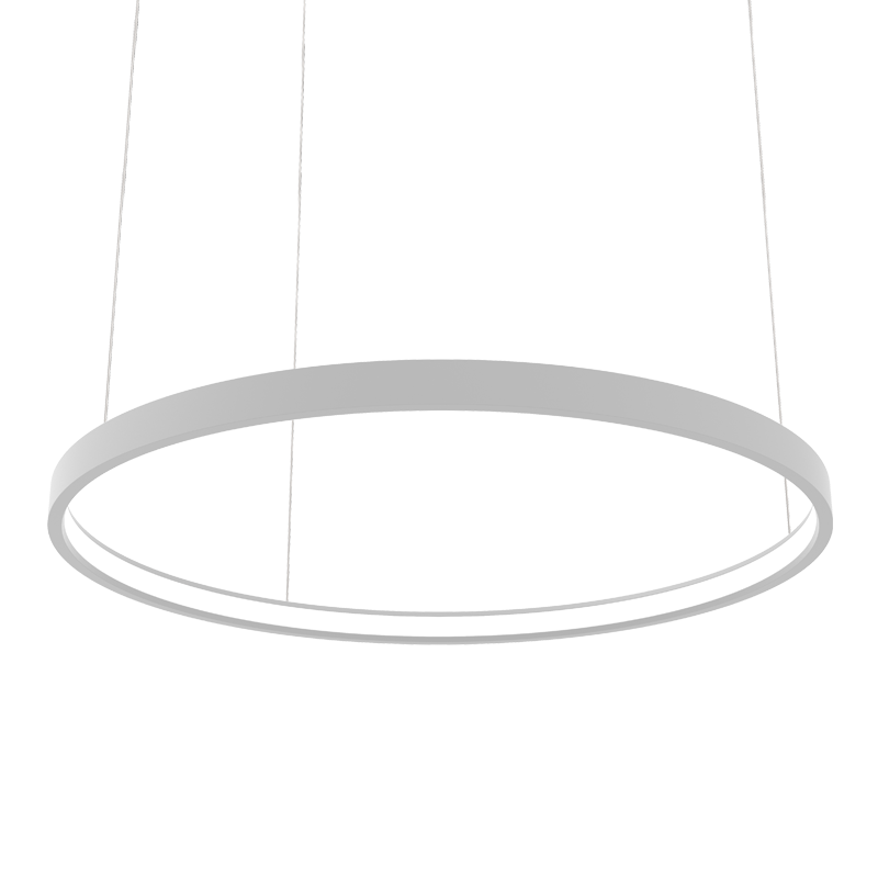 ELL ALUMINUM PROFILE WITH OPAL COVER INWARD Φ900 - ledmania.gr