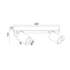 ^ΕΠΙΤΟΙΧΟ Φ/Σ 2XGU10 ΛΕΥΚΟ ΑΛΟΥΜΙΝΙΟ 32Χ7Χ11CM ELITIS - ledmania.gr