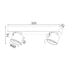 ^ΕΠΙΤΟΙΧΟ Φ/Σ LED 10W COB 80° 3000K 800LM ΓΚΡΙ ΑΛΟΥΜΙΝΙΟ 32X7XH7,5CM PLUTO - ledmania.gr