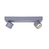 ^ΕΠΙΤΟΙΧΟ Φ/Σ LED 10W COB 80° 3000K 800LM ΓΚΡΙ ΑΛΟΥΜΙΝΙΟ 32X7XH7,5CM PLUTO - ledmania.gr
