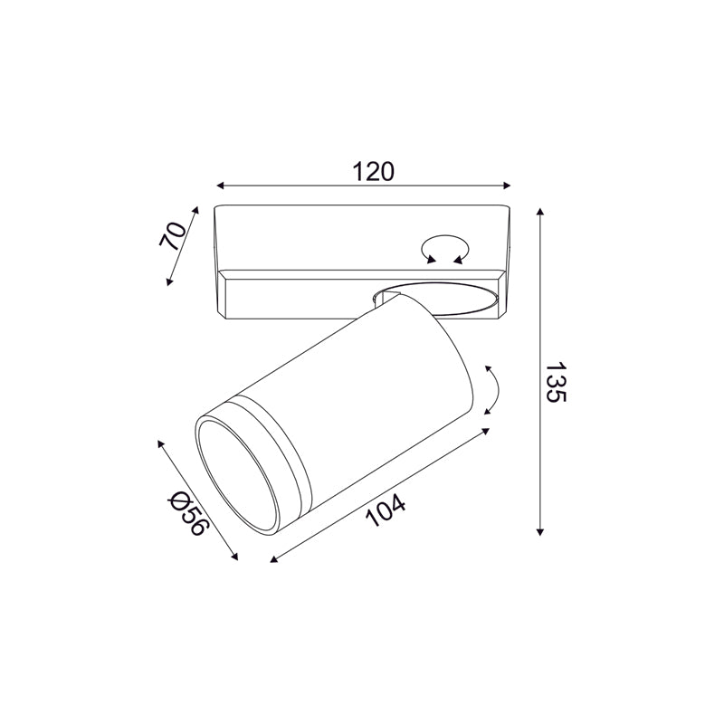 ^ΕΠΙΤΟΙΧΟ Φ/Σ 1XGU10 DIVINO ΜΑΥΡΟ ΑΛΟΥΜΙΝΙΟ IP20 12X7X13,5CM - ledmania.gr
