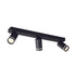 ^ΕΠΙΤΟΙΧΟ Φ/Σ 3XGU10 DIVINO ΜΑΥΡΟ ΑΛΟΥΜΙΝΙΟ IP20 54X7X13,5CM - ledmania.gr