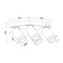 ^ΕΠΙΤΟΙΧΟ Φ/Σ 4XGU10 DIVINO ΓΚΡΙ ΑΛΟΥΜΙΝΙΟ IP20 21X21X13,5CM - ledmania.gr
