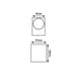 GU10 WALL LUMINAIRE PLASTIC 230V AC WHITE IP65 MAX 3W LED - ledmania.gr