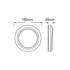 LED WALL ROUND LUMINAIRE WHITE 230V AC IP65 4W 3000K 310LM RA80 - ledmania.gr
