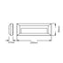 LED WALL RECTANGLE LUMINAIRE WHITE 230V AC IP65 2W 3000K 100LM RA80 - ledmania.gr