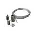 HANGING KIT FOR PROFILES WITH 1PC STEEL WIRE 2M & INSTALLATION ACCESSORIES - ledmania.gr