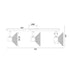 ΕΠΙΤΟΙΧΟ Φ/Σ 3ΧΕ14 PALOMA ΜΑΥΡΟ ΜΕΤΑΛΛΙΚΟ 53X13X19CM - ledmania.gr