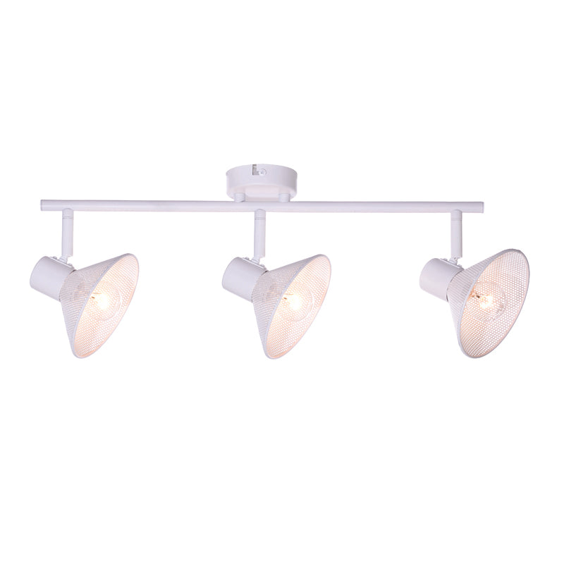 ΕΠΙΤΟΙΧΟ Φ/Σ 3ΧΕ14 PALOMA ΛΕΥΚΟ ΜΕΤΑΛΛΙΚΟ 53X13X19CM - ledmania.gr