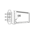USB TV LED SMD STRIP KIT RGB 2X50CM 2X2.4W IP65 WITH WIRE BUTTON CONTROLLER