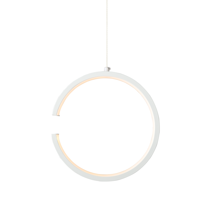 ^ΚΡΕΜΑΣΤΟ Φ/Σ LED 8W 3000K 750LM ΛΕΥΚΟ ΜΕΤΑΛΛΙΚΟ 22X11XH129CM EUCLID3 - ledmania.gr