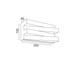 ^ΕΠΙΤΟΙΧΟ Φ/Σ LED 12W 3000K 960LM ΣΚΟΥΡΟ ΧΡΥΣΟ ΜΕΤ/ΚΟ 20X11X9CM MILANO - ledmania.gr