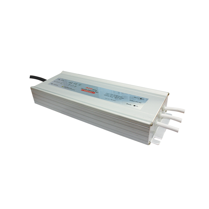 ^METAL CV LED DRIVER 250W 230V AC-24V DC 10.4A IP67 WITH CABLES