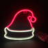 ΚΑΠΕΛΟ, 114 NEON LED ΛΑΜΠΑΚΙΑ ΜΕ ΜΠΑΤΑΡΙΑ (3xAA)/USB, ΚΟΚΚΙΝΟ & CW, IP20, 19x2x22cm - ledmania.gr