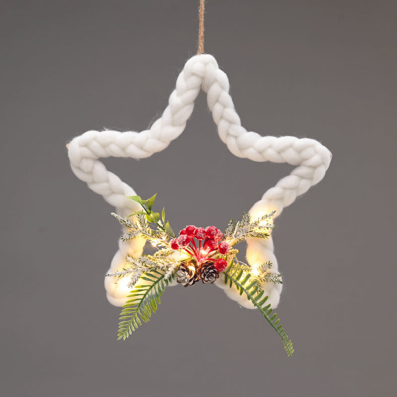 ^PENDANT STAR 10 LED ΛΑΜΠ ΚΑΛΩΔΙΟ ΧΑΛΚΟΥ ΘΕΡΜΟ ΣΤΑΘΕΡΟ ΜΠΑΤ (2ΧΑΑ) 30cm IP20 0,3m ΚΑΛ^ - ledmania.gr