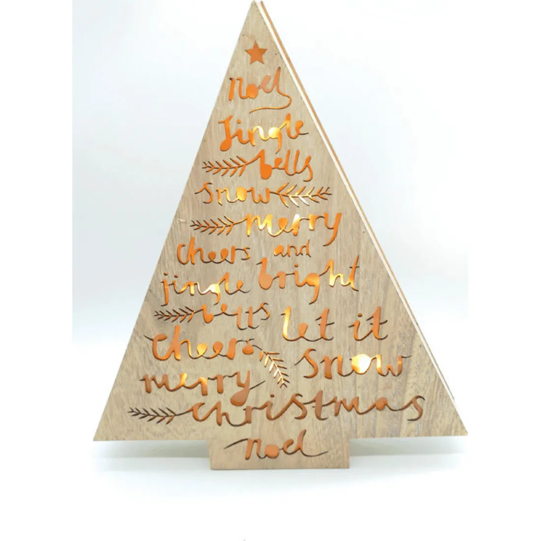ΧΡΙΣΤ/ΚΟ ΔΙΑΚ/ΚΟ PLYWOOD WISHES TREE 40CM 10LEDS ΘΕΡΜΟ ME ΜΠΑΤΑΡΙΕΣ 3*ΑΑ - ledmania.gr