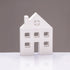 ^WOODEN DECORATIVE WHITE HOUSE  ΜΟΤΙΦ 10,5*2*8cm^