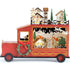 ΧΡΙΣΤ/ΚΟ ΔΙΑΚ/ΚΟ PLYWOOD RED CAR 10LED ΘΕΡΜΟ ΜΠΑΤΑΡΙΑΣ 3*AA - ledmania.gr