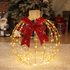 GLITTER 3D GOLD BALL WITH BOW 128LED ΛΑΜΠ ΘΕΡΜ FLASH ΧΡΥΣ ΚΑΛ ΧΑΛΚ ΑΝΤΑΠΤ 4,3VDC 60cm IP44 ΔΙΑΦ ΚΑΛ - ledmania.gr