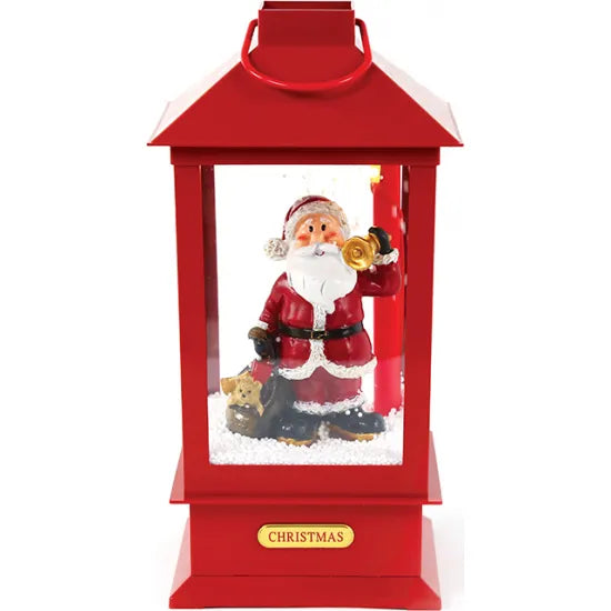 ΧΡΙΣΤ/ΚΟ ΔΙΑΚ/ΚΟ PLASTIC SNOWY MUSIC SANTA LANTERN 2LEDS ΘΕΡΜΟ ME ΜΠΑΤΑΡΙΕΣ 3*ΑΑΑ - ledmania.gr