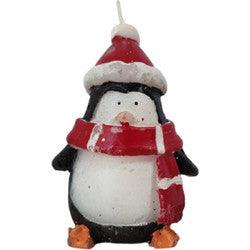 PENGUIN DECORATION 40 LED, ΜΕΤΑΛΛΙΚΟ+ΠΑΝΙΝΟ, ΜΠΑΤ. (3xAA), TIMER, ΨΥΧΡΟ IP44, 67x37x67cm - ledmania.gr
