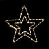 DOUBLE STARS 60 LED ΣΧΕΔΙΟ 2.5m ΜΟΝΟΚΑΝΑΛ ΦΩΤΟΣΩΛ ΘΕΡΜΟ ΛΕΥΚΟ IP44 46cm 1.5m ΚΑΛ.