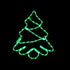 TREE 72 LED ΣΧΕΔΙΟ 3m ΜΟΝΟΚΑΝΑΛ ΦΩΤΟΣΩΛ GREEN IP44 44x51cm 1.5m ΚΑΛ. - ledmania.gr