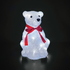 ACRYLIC SITTING BEAR 30 LED ΛΕΥΚΑ IP44 22,5*22*30cm  30cm ΚΑΛ. - ledmania.gr