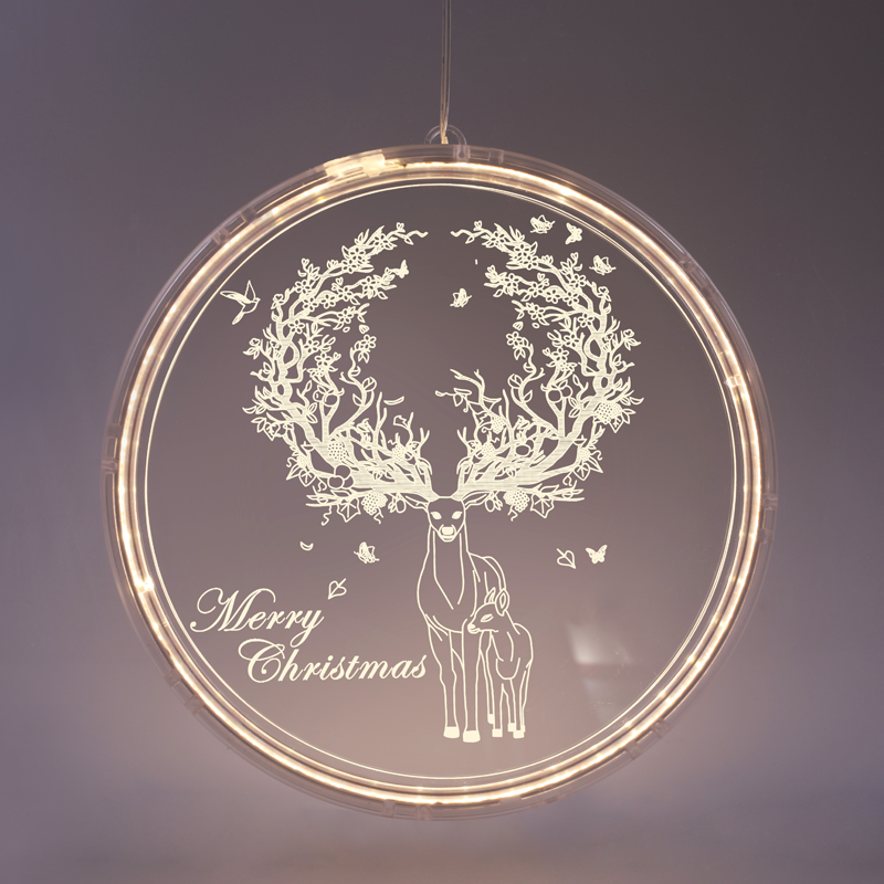 “3D ACRYLIC REINDEER”, 36 WW LED ΣΤΑΘ. IP20 21X21.6CM, USB ΚΑΛ. ΤΡΟΦΟΔ. - ledmania.gr