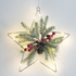 “HANGING STAR” 15 MINI LED WW Λ/ΚΙΑ ΜΠ/ΡΙΕΣ (3AA) IP20 30X30CM, 30CM ΔΙΑΦ. ΚΑΛΩΔΙΟ - ledmania.gr