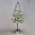 SNOW FLOWER TREE WITH RED CHERRY&POT 288WW LED ΛΑΜΠΑΚ ΑΝΤΑΠ(4,5V)IP44 ΥΨ.160CM Ø20CM 3MΚΑΛΩΔ ΤΡΟΦ - ledmania.gr