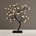 TREE WITH FLOWERS OF SILICONE» 36LED ΛΑΜΠΑΚ ΜΕ ΑΝΤΑΠΤΟΡΑ(24V DC)ΘΕΡΜΟ ΛΕΥΚΟ IP20 45cm 3m ΜΑΥΡΟ